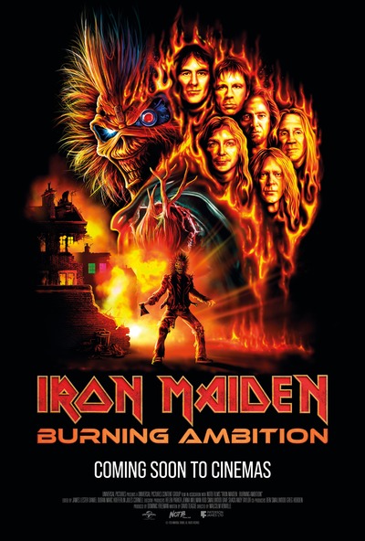 Plakat filmu: Iron Maiden: Burning Ambition