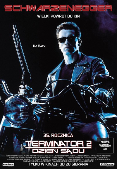 Plakat filmu Terminator 2: Dzień sądu 4K