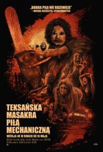 Plakat filmu Teksańska masakra piłą mechaniczną 4K