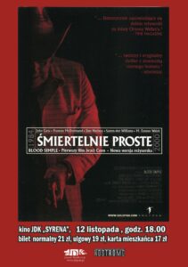 Plakat filmu Śmiertelnie proste (4K)