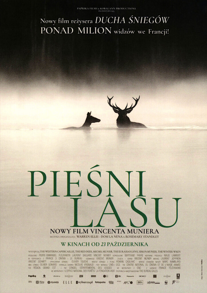Plakat filmu Pieśni lasu (Le chant des forêts)